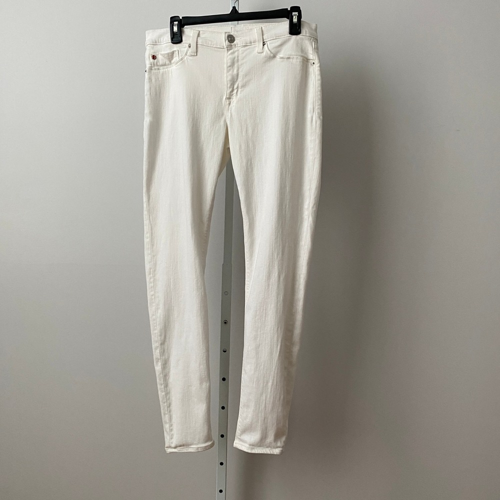 Hudson Cotton Lyocell Coastal Clean Academia Skinny Denim Jeans 30 White